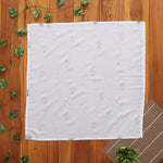 Muslin baby towel in cute bunny print. Lightweight, absorbent & ideal for daily baby care.