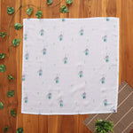Muslin baby towel in cute bunny print. Lightweight, absorbent & ideal for daily baby care.