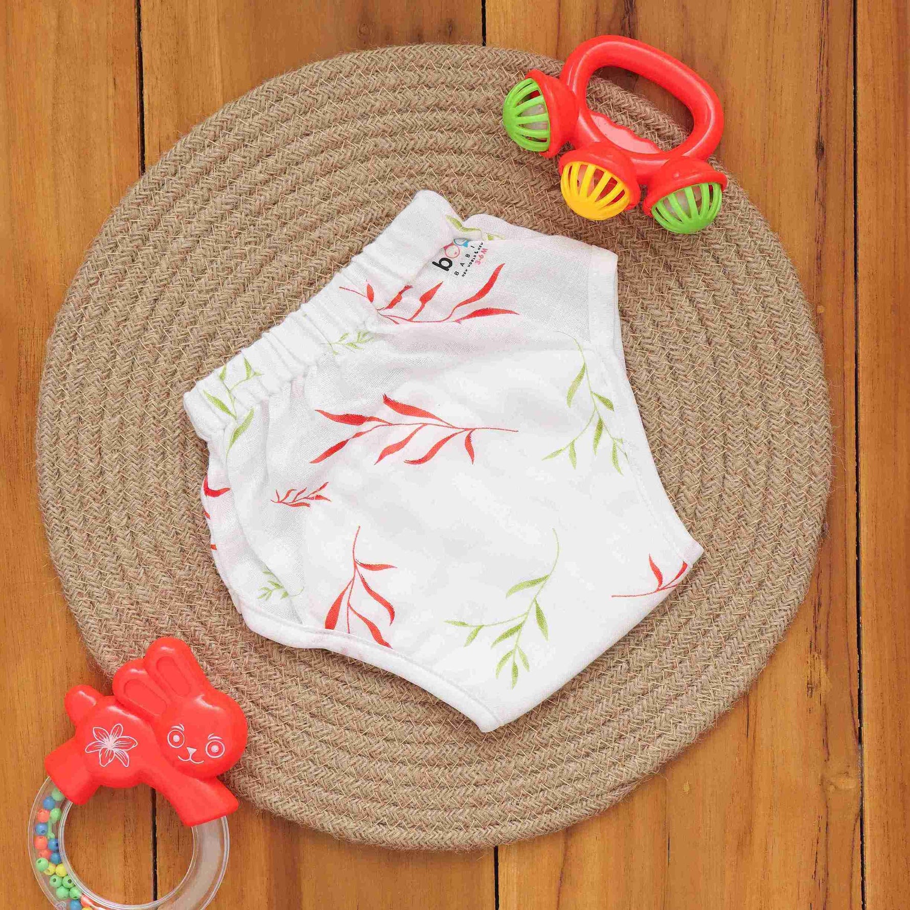 Soft and Secure Printed Muslin Padded Underwear for Babies - Eco-Conscious Choice Boon Babies