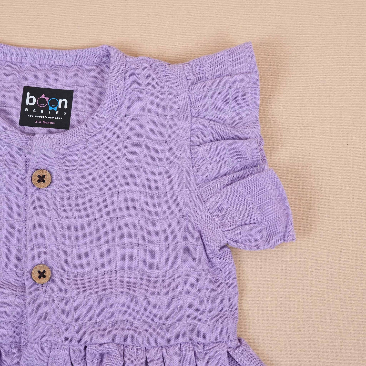 Soft Muslin Baby Frock – Gentle & Breathable Fabric for Newborns Boon Babies