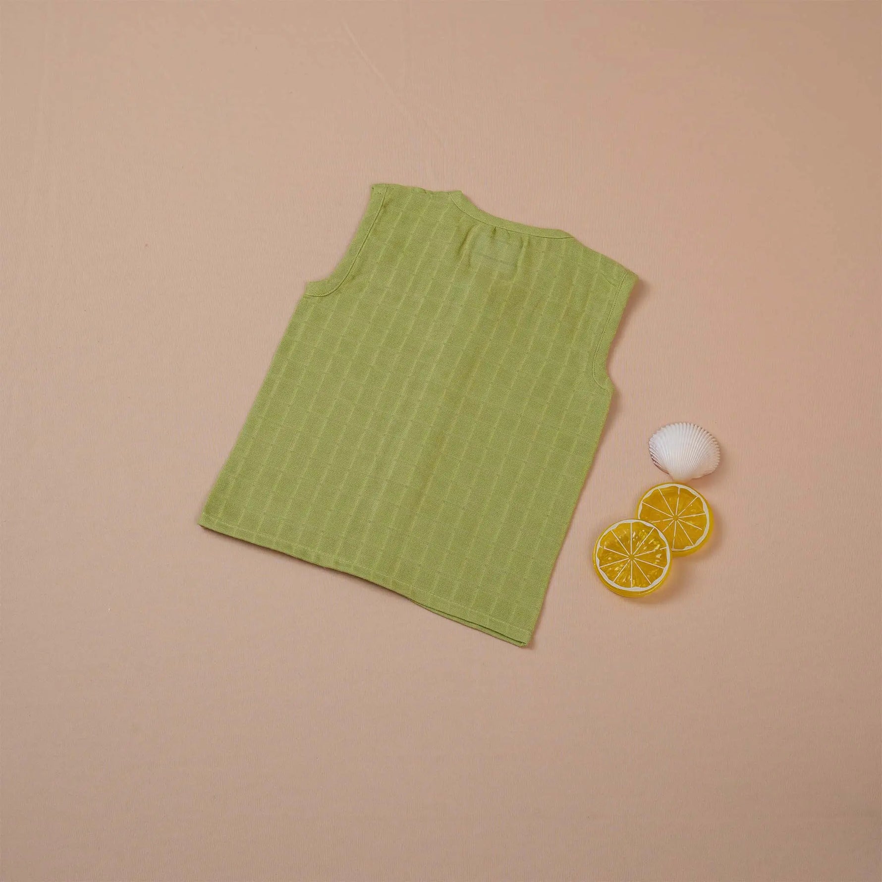 Pastel Green Muslin Baby Jabla for Gentle Comfort Boon Babies