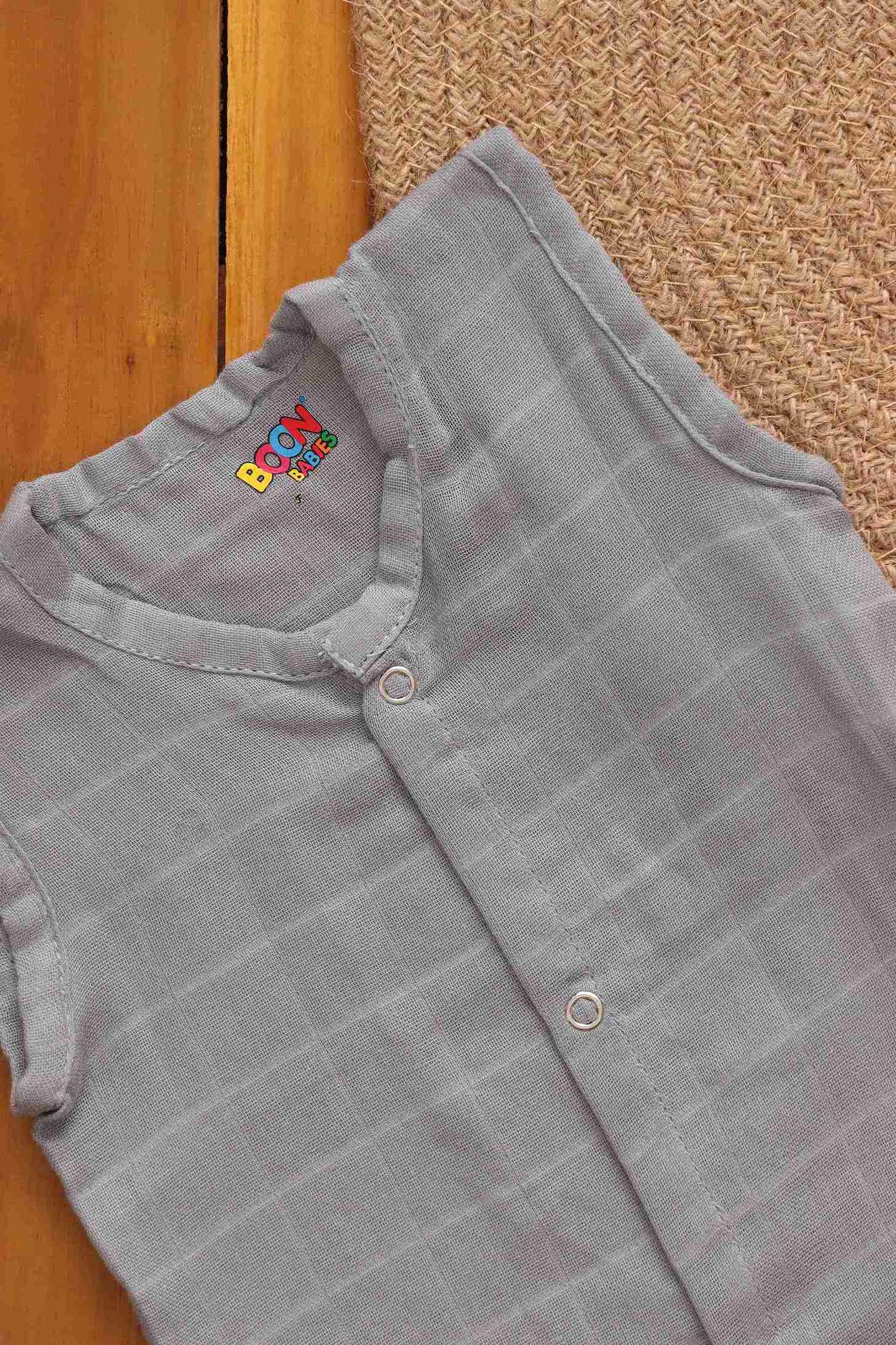 Modern Grey Two-Layer Solid Jabla for Babies Boon Babies