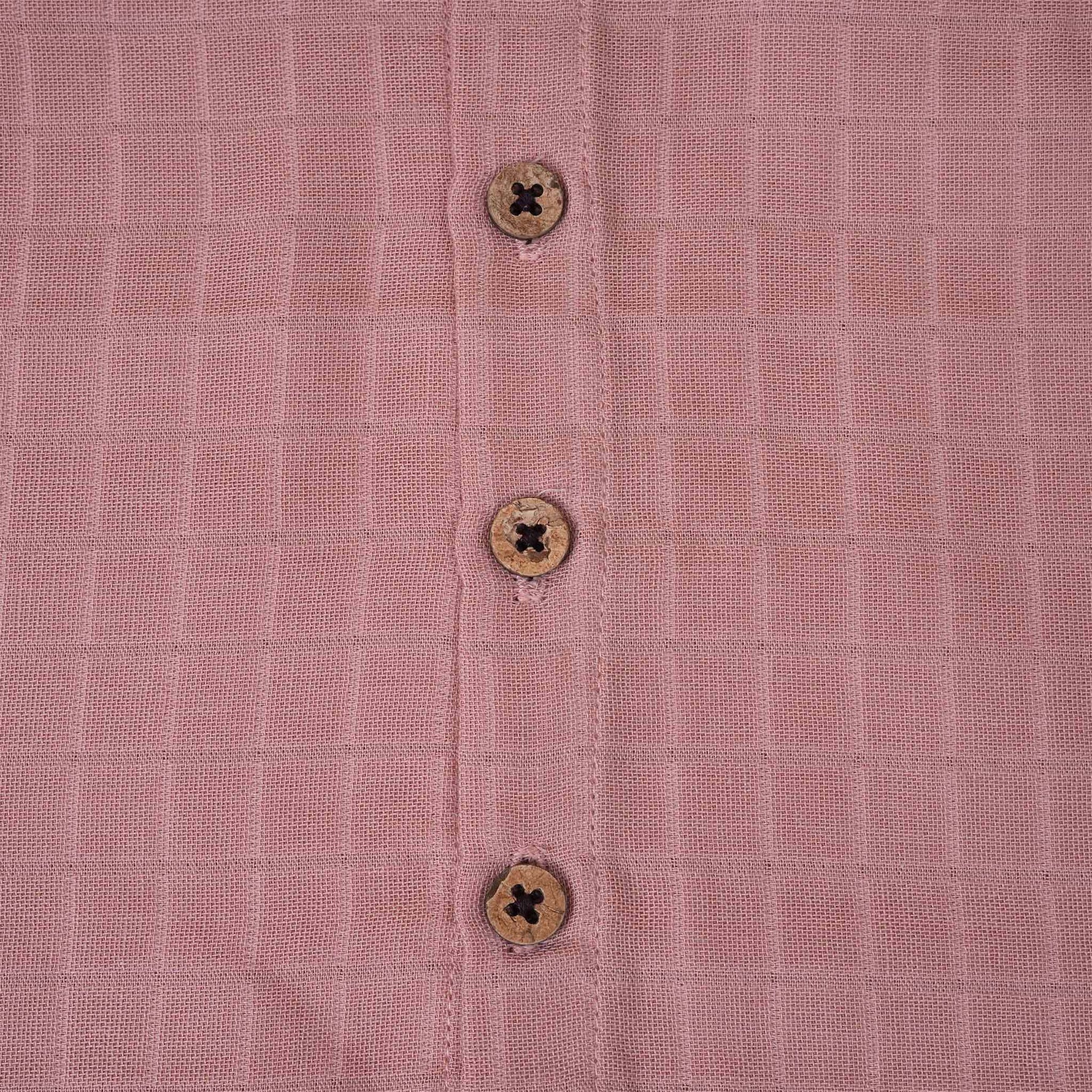 Soft Muslin Baby Jabla - Peach | Tiny Heart Print Boon Babies