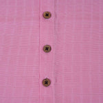 Soft Pink Muslin Baby Jabla with Wooden Buttons Boon Babies