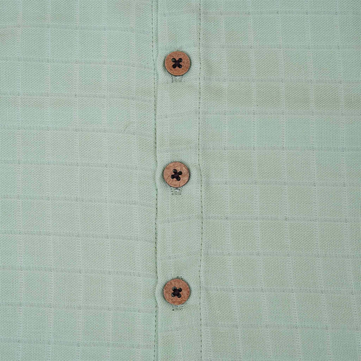 Fresh Mint Green Muslin Baby Jabla & Shorts – Cool & Soft