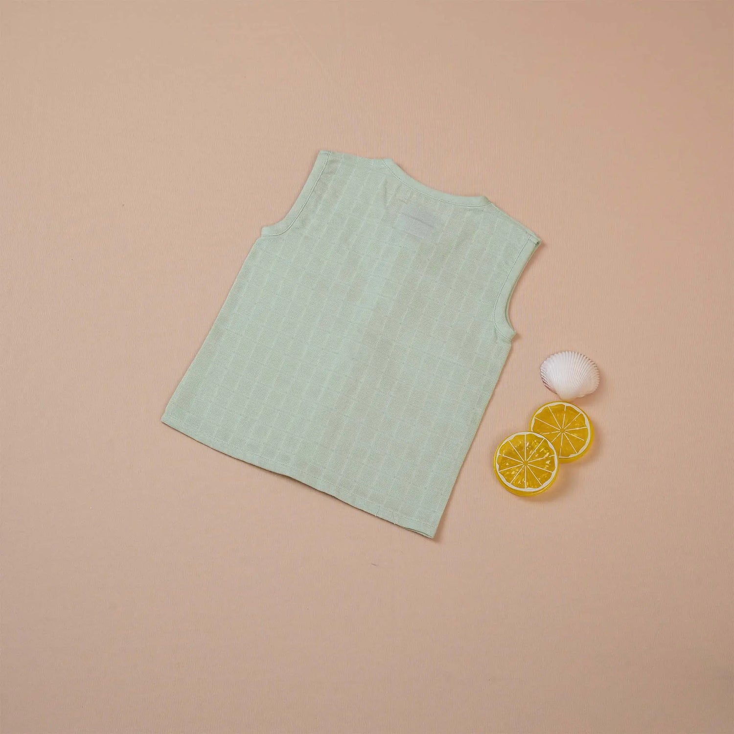 Fresh Mint Green Muslin Baby Jabla & Shorts – Cool & Soft Boon Babies