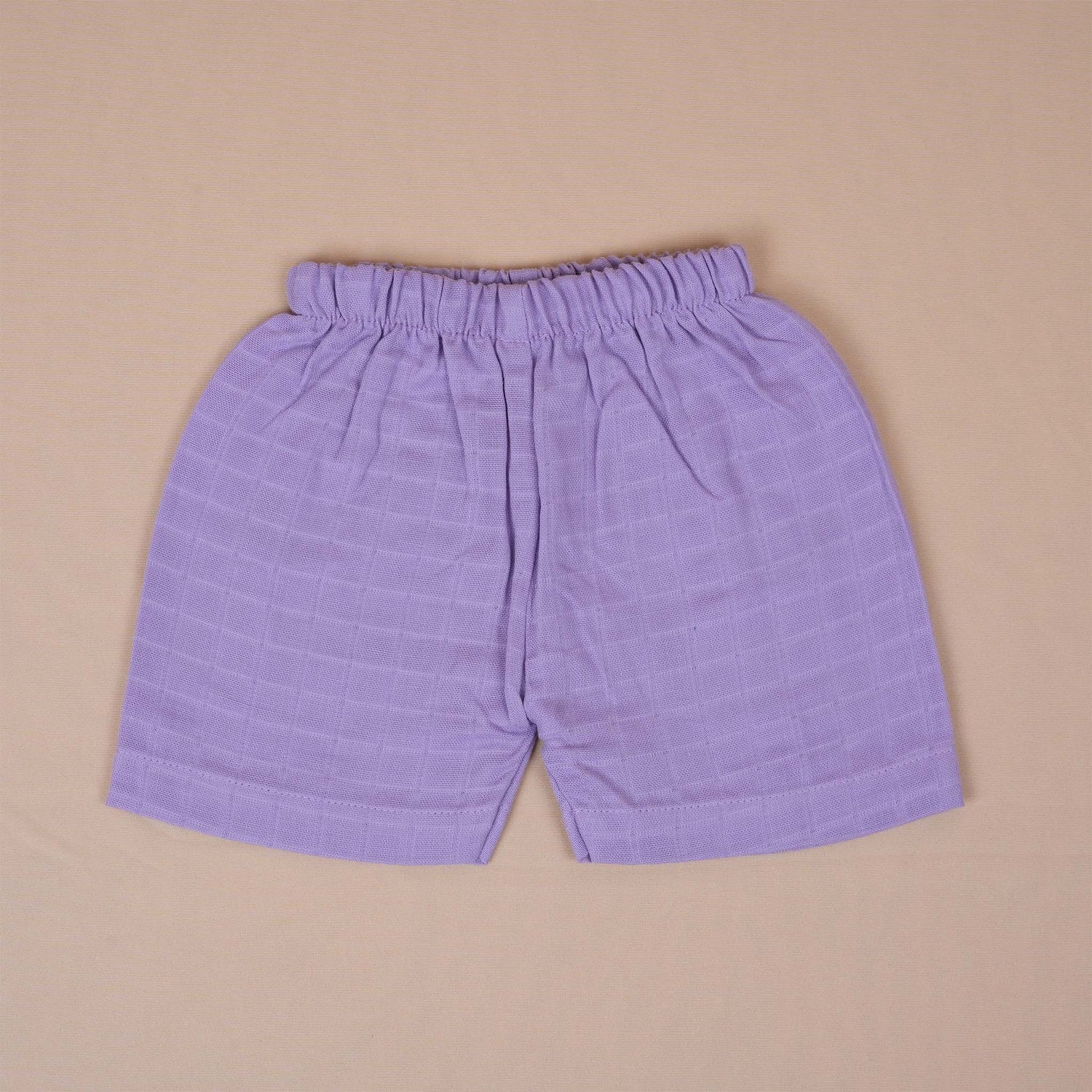 Purple Muslin Baby Jabla & Shorts – Soft & Cozy3 Boon Babies