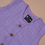 Purple Muslin Baby Jabla & Shorts – Soft & Cozy3 Boon Babies