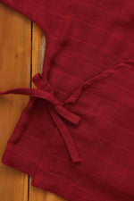 Elegant Maroon Baby Kimono Top – Soft and Stylish - boonbabies