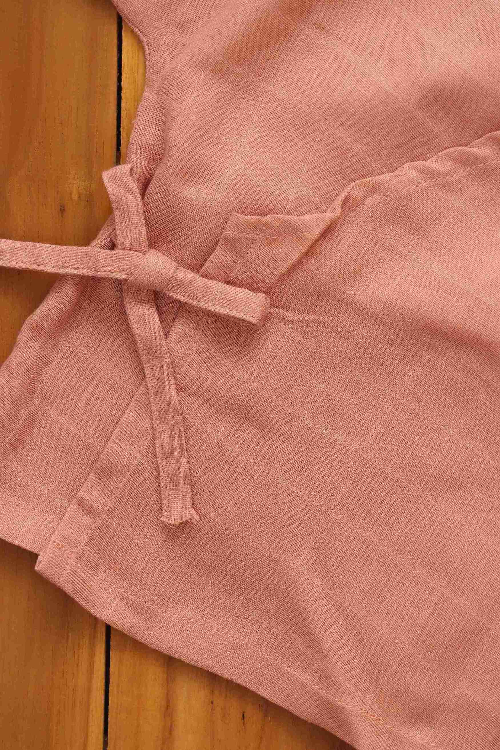Adorable Peach Baby Kimono Top – Soft and Sweet Boon Babies
