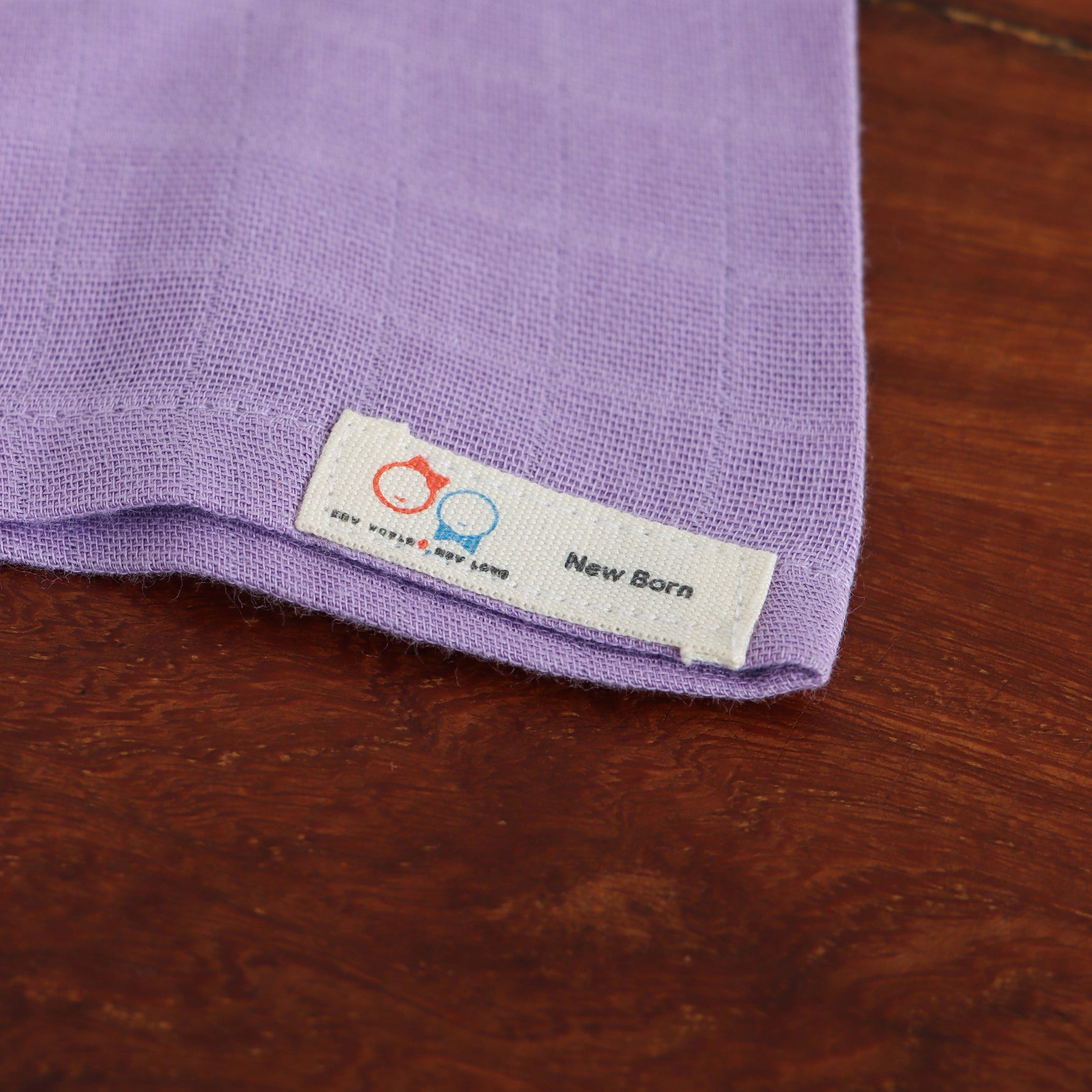 Soft Lilac: Muslin Knot Baby Jabla Boon Babies