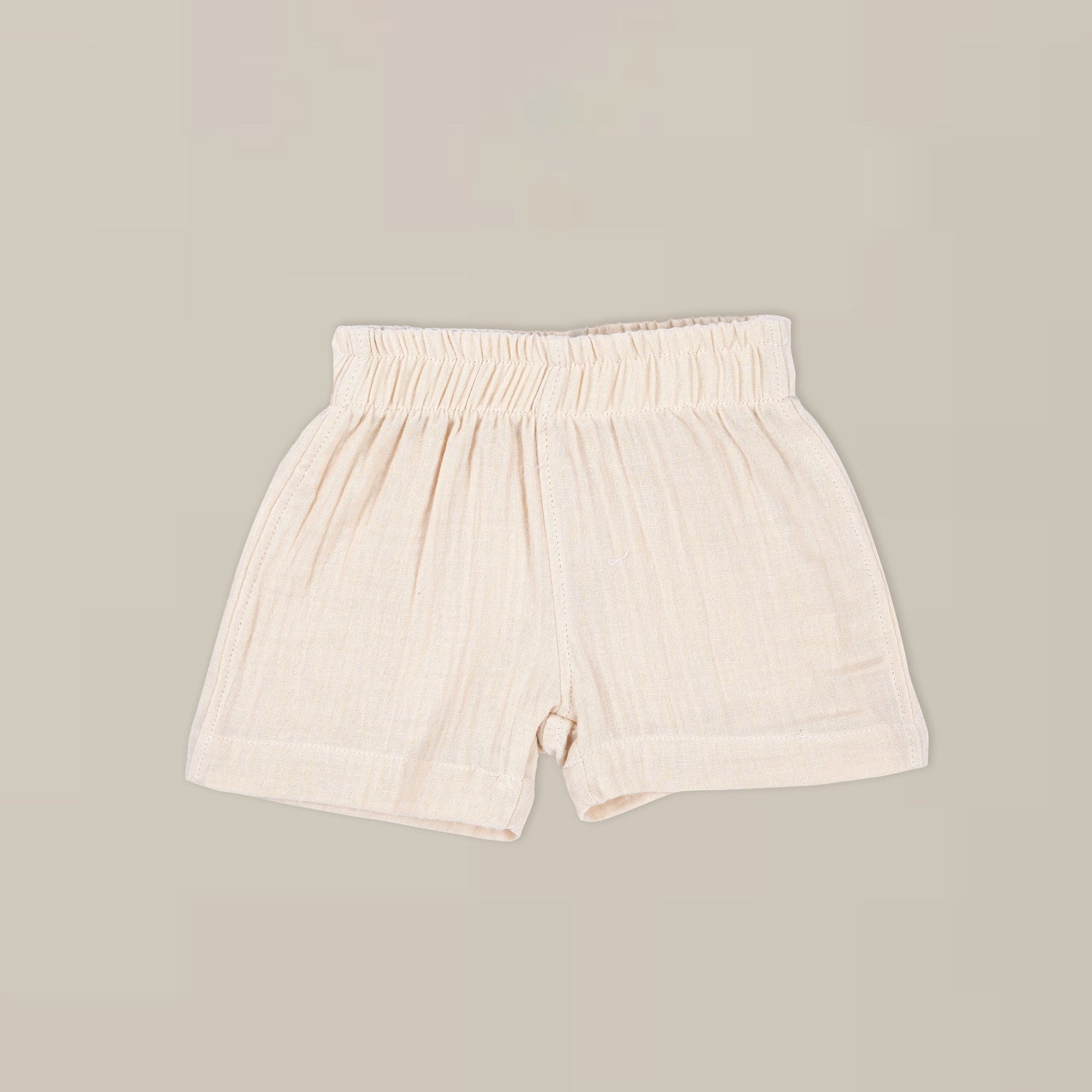 Cream Muslin Shirt & Shorts Set – Hippo Embroidery