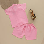 Mini Trendsetter: Boys Stylish Shirt and Shorts Set Boon Babies