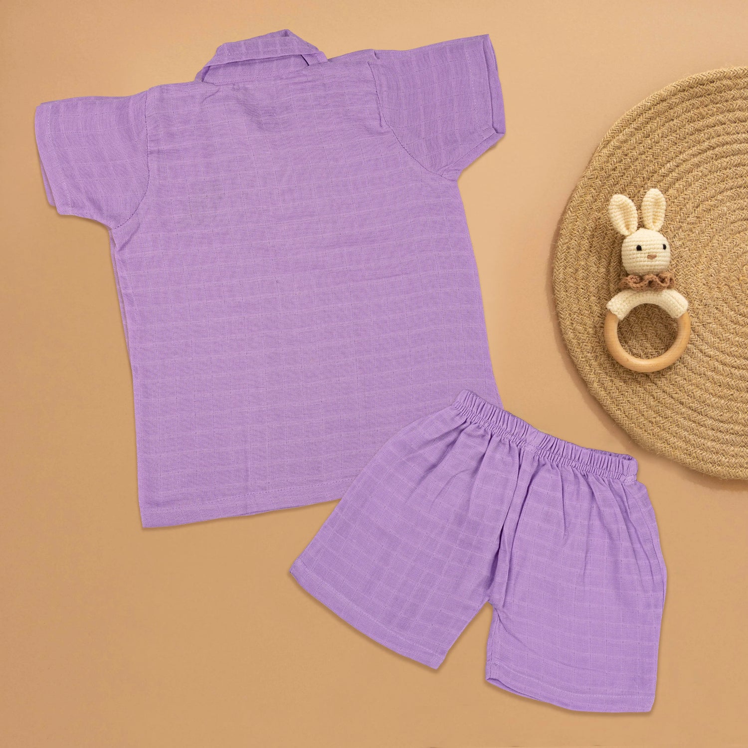 Mini Trendsetter: Boys Stylish Shirt and Shorts Set Boon Babies