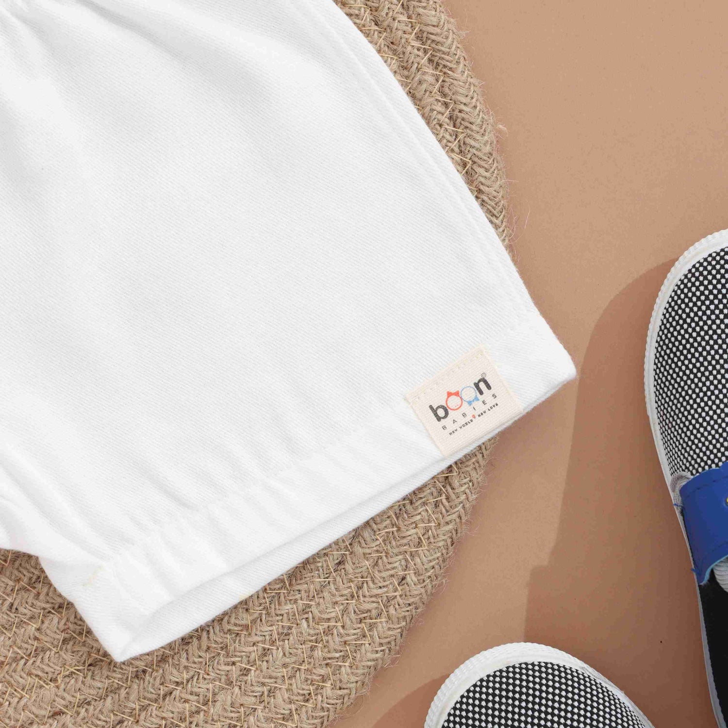 Playful Boys Comfortable Cotton Shorts - Essential Basics Boon Babies