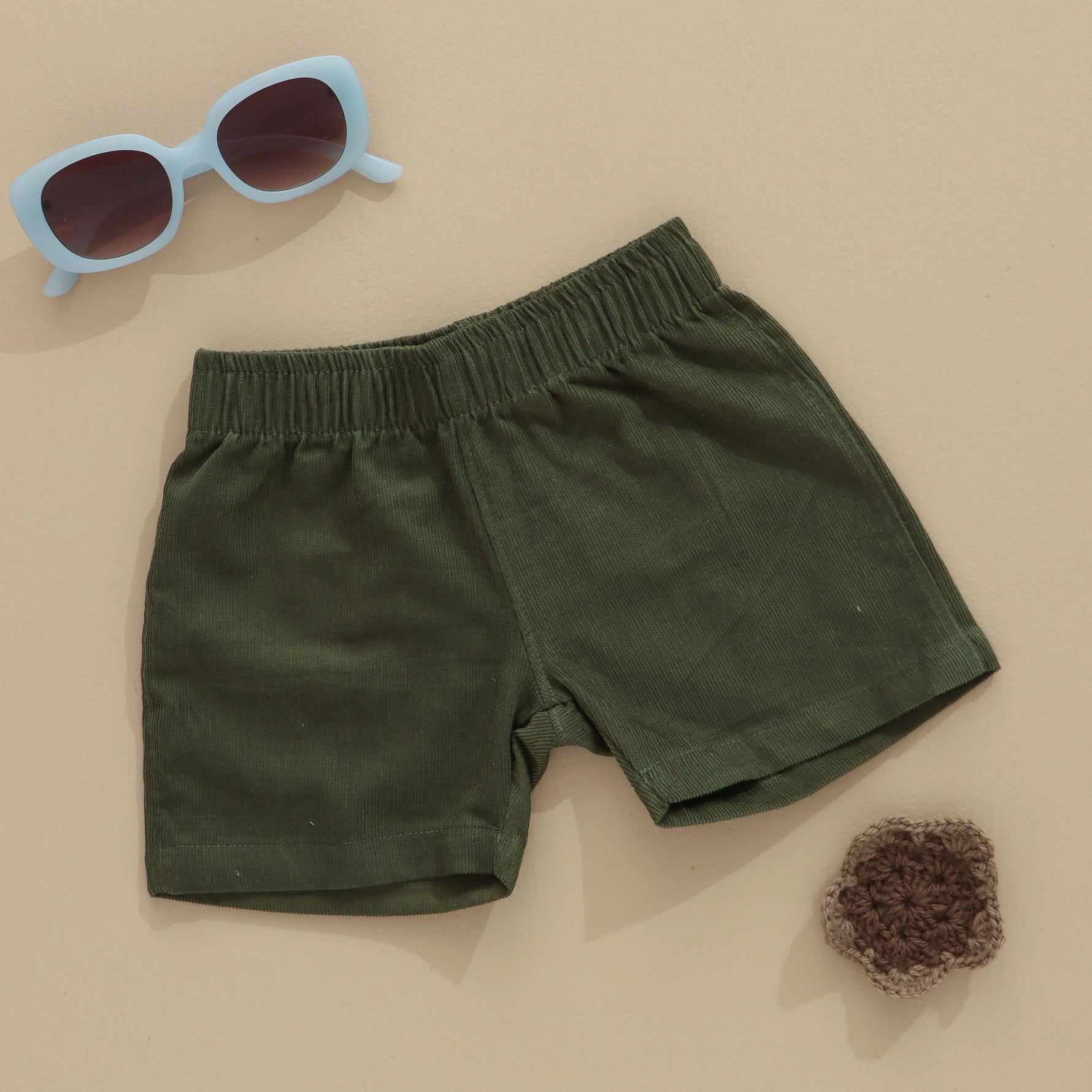 Playful Boys Comfortable Cotton Shorts - Essential Basics Boon Babies