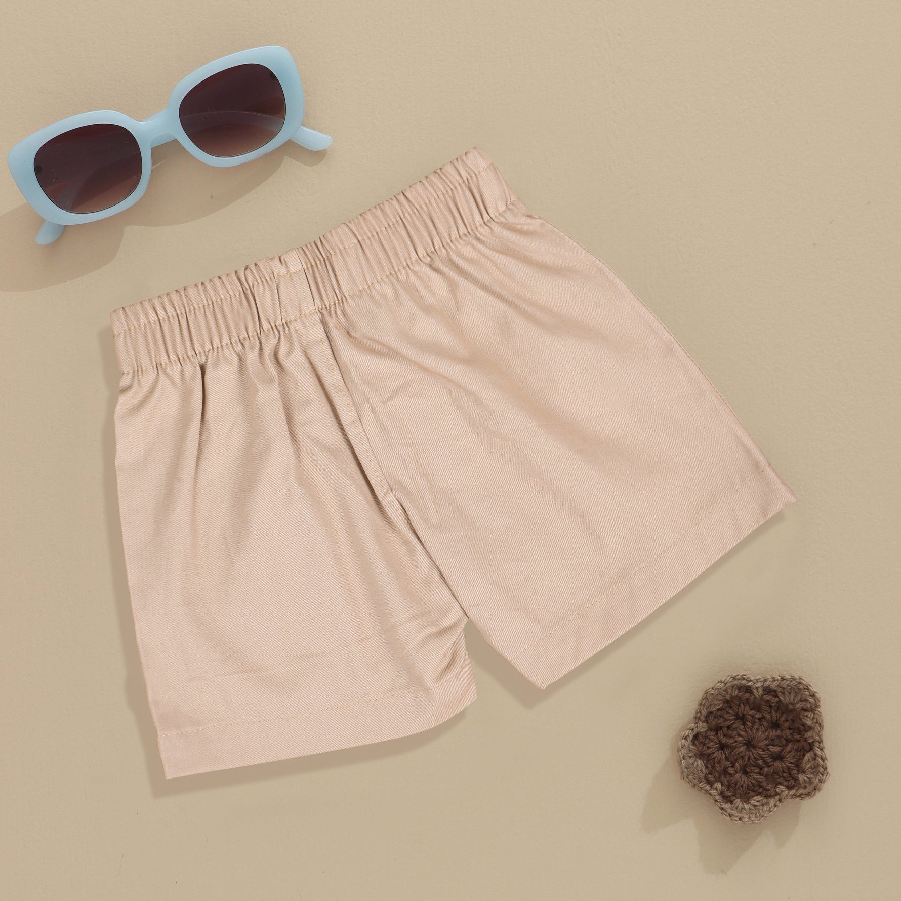 Boys Soft Cotton Plain Shorts Boon Babies