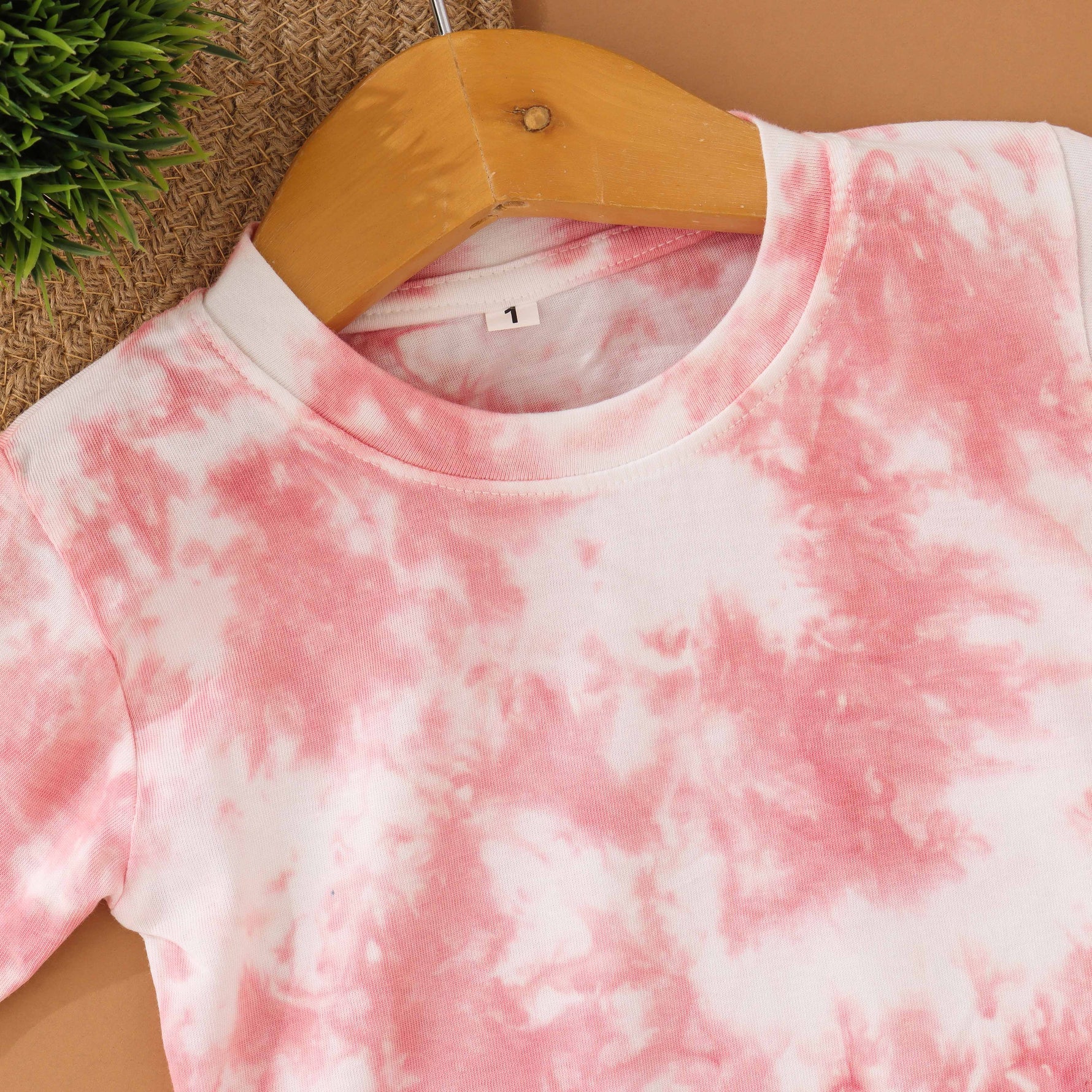 Sweet Pink: Tie & Dye Kids T shirt Boon Babies