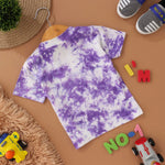 Lavender Swirl: Purple Tie & Dye Kids T shirt Boon Babies