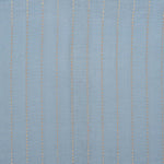 Light blue silk shirt for boys with subtle vertical gold detailing and wooden buttons – traditional festive wear by Boon Babies.
