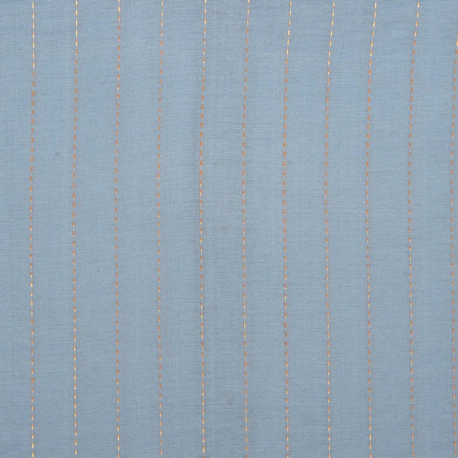 Light blue silk shirt for boys with subtle vertical gold detailing and wooden buttons – traditional festive wear by Boon Babies.
