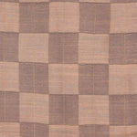 Peach checked silk Chinese collar shirt with white and gold bordered dhoti – boys traditional festive outfit from Boon Babies.
