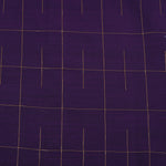 Boys festive outfit with maroon silk checked shirt and white dhoti with gold border – ethnic South Indian look from Boon Babies.
