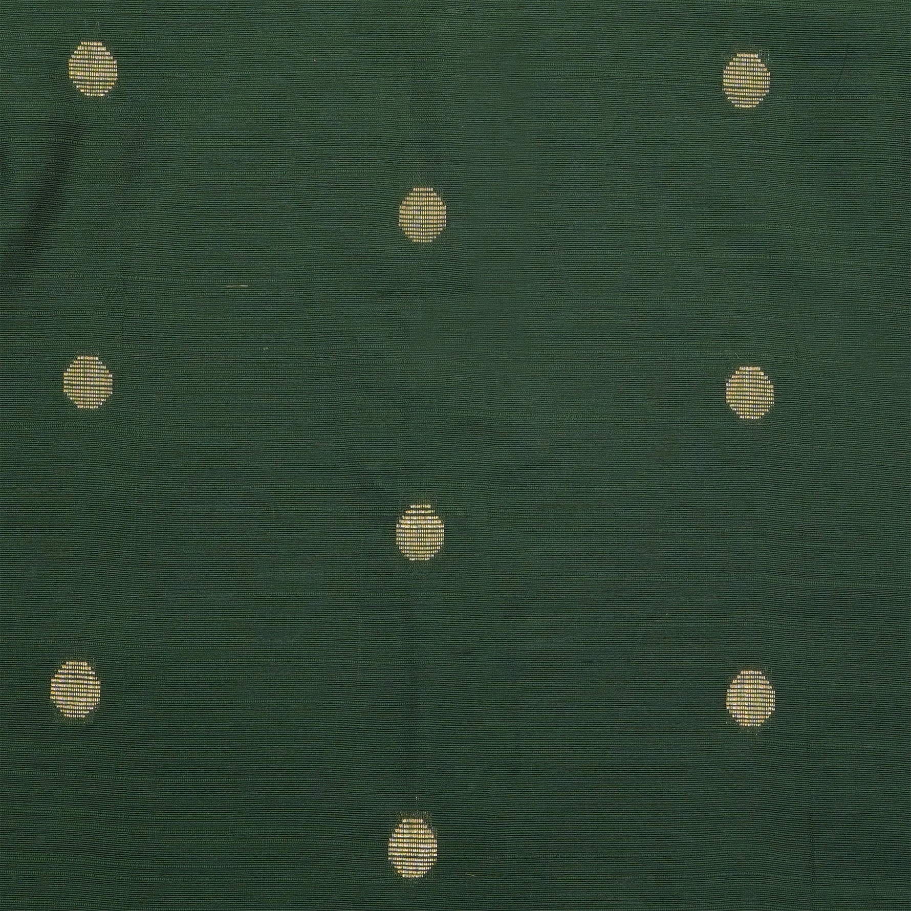 Elegant boys’ Dark green silk butta shirt & ivory dhoti with zari border. Festive & comfortable traditional wear for 6M–5Y.