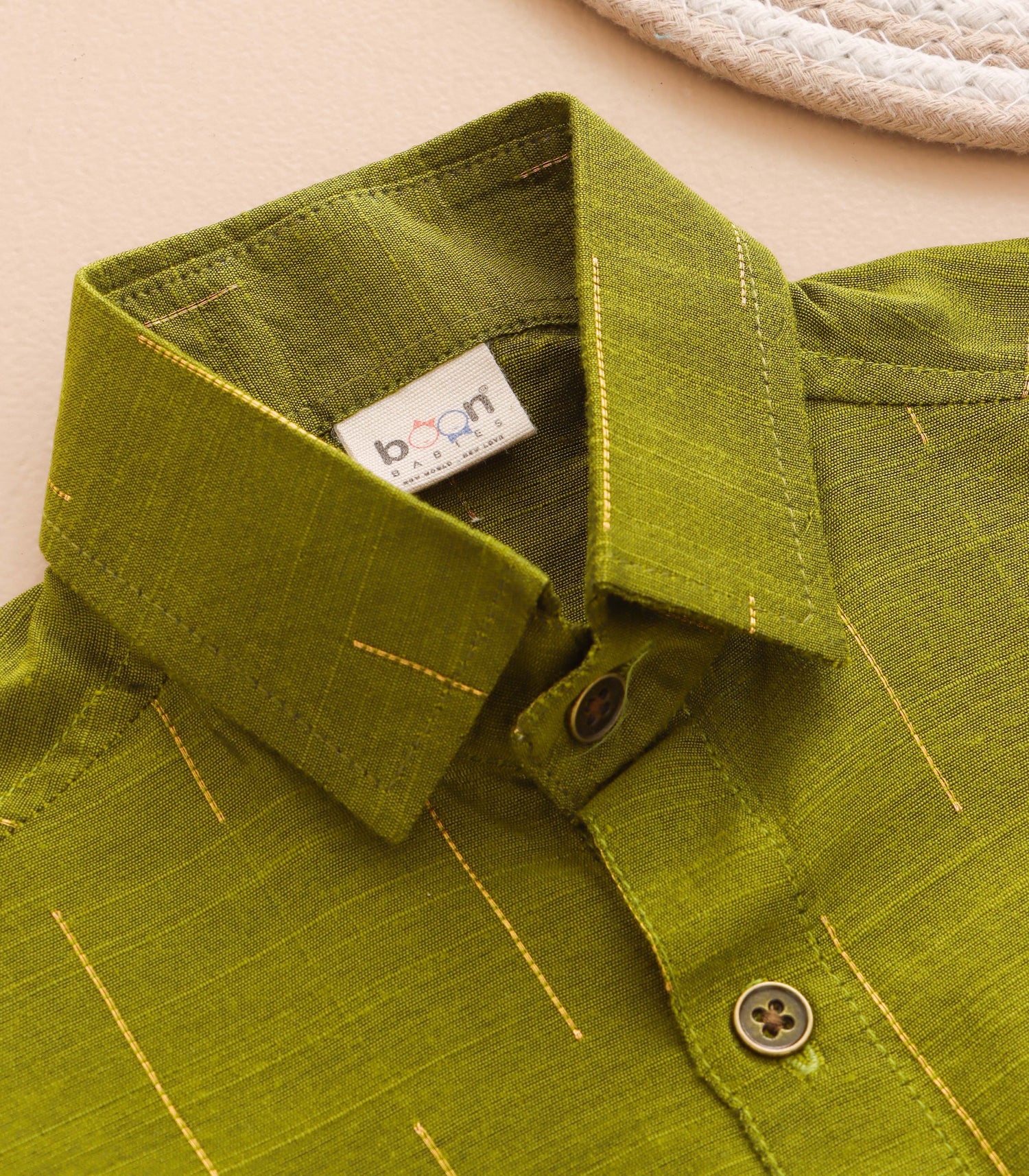 Boys Elegant Drop Line Silk Shirt & Dhoti Ethnic Set – Traditional Wear