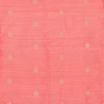 Elegant peach silk butta shirt with ivory dhoti & zari border. Festive & traditional wear for boys aged 6M–5Y.