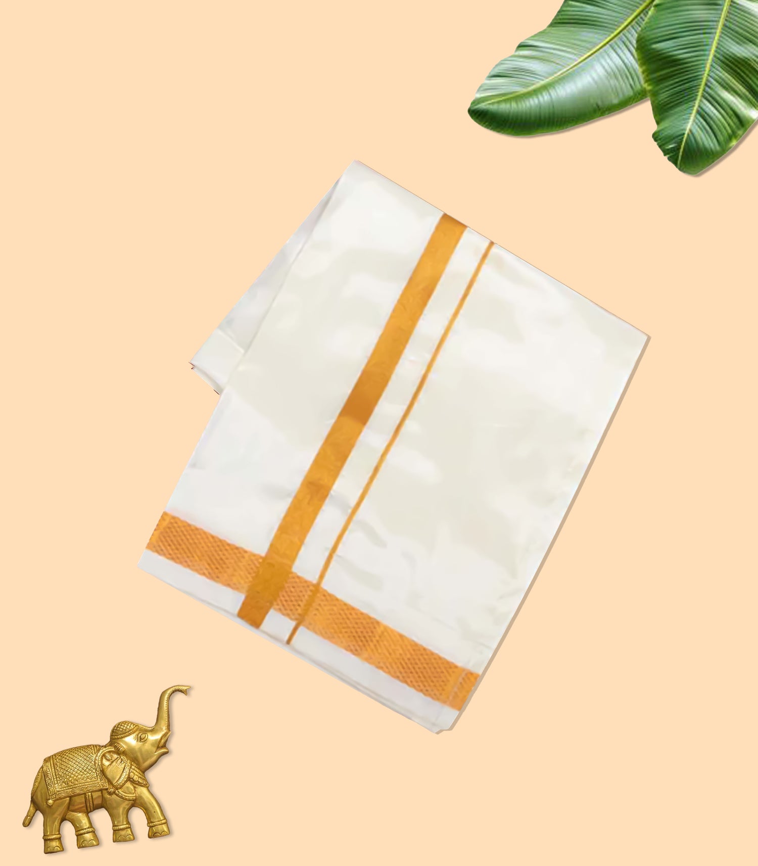 Boys Royal Blue Silk Butta Shirt & Dhoti Set – Traditional Ethnic Wear