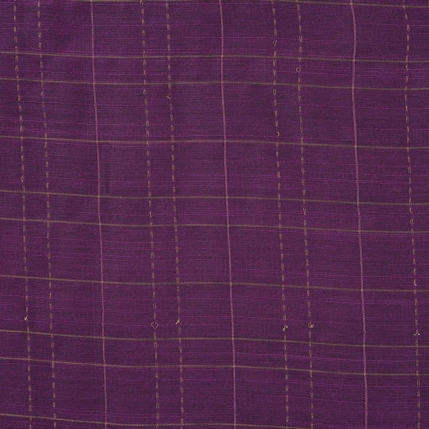 Majestic Purple Silk Festive Check Shirt & Dhoti Set for Boys