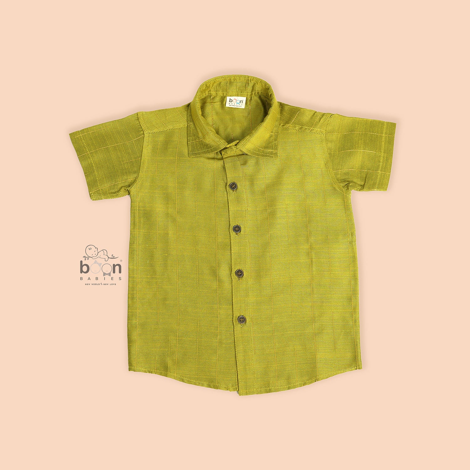 Pista Green Silk Boys Ethnic Shirt & Dhoti Set – Fresh Festive Look