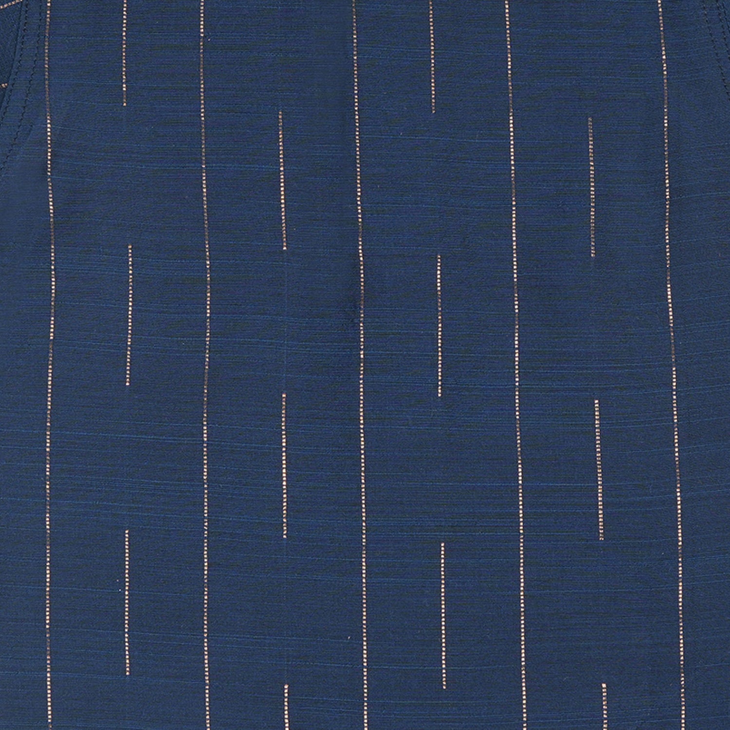 Teal blue checked silk shirt with Chinese collar and white dhoti with gold border – festive ethnic outfit for baby boys from Boon Babies.
