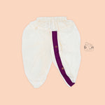 Wine silk panjagajam set for baby boys aged 6M–3Y – classic and royal for every celebration.