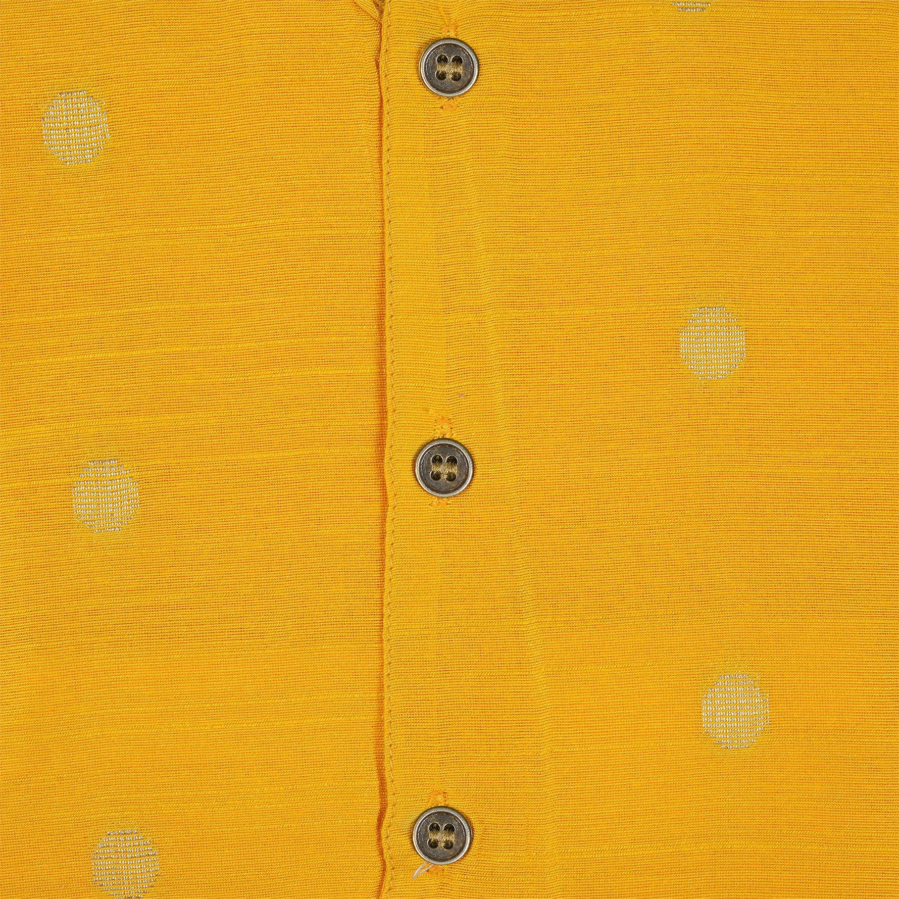 Vibrant yellow silk panjagajam set for boys aged 6M to 3Y. A festive favorite from Boon Babies – perfect for poojas & traditional celebrations.
