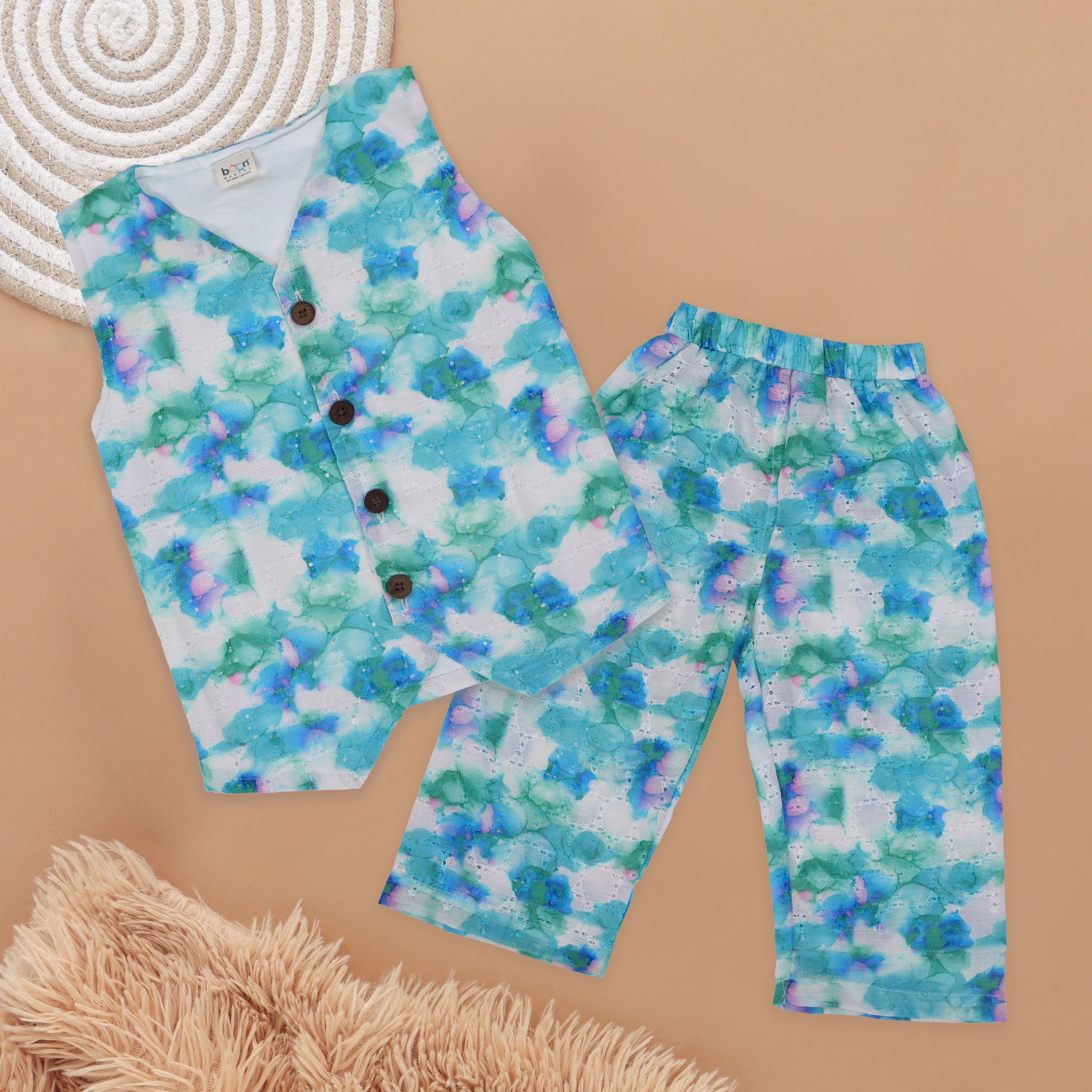 Oceanic Dream Watercolor Co-Ord Set Boon Babies